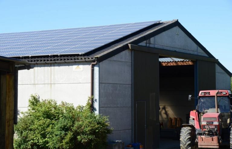 Zonnepanelen op stal